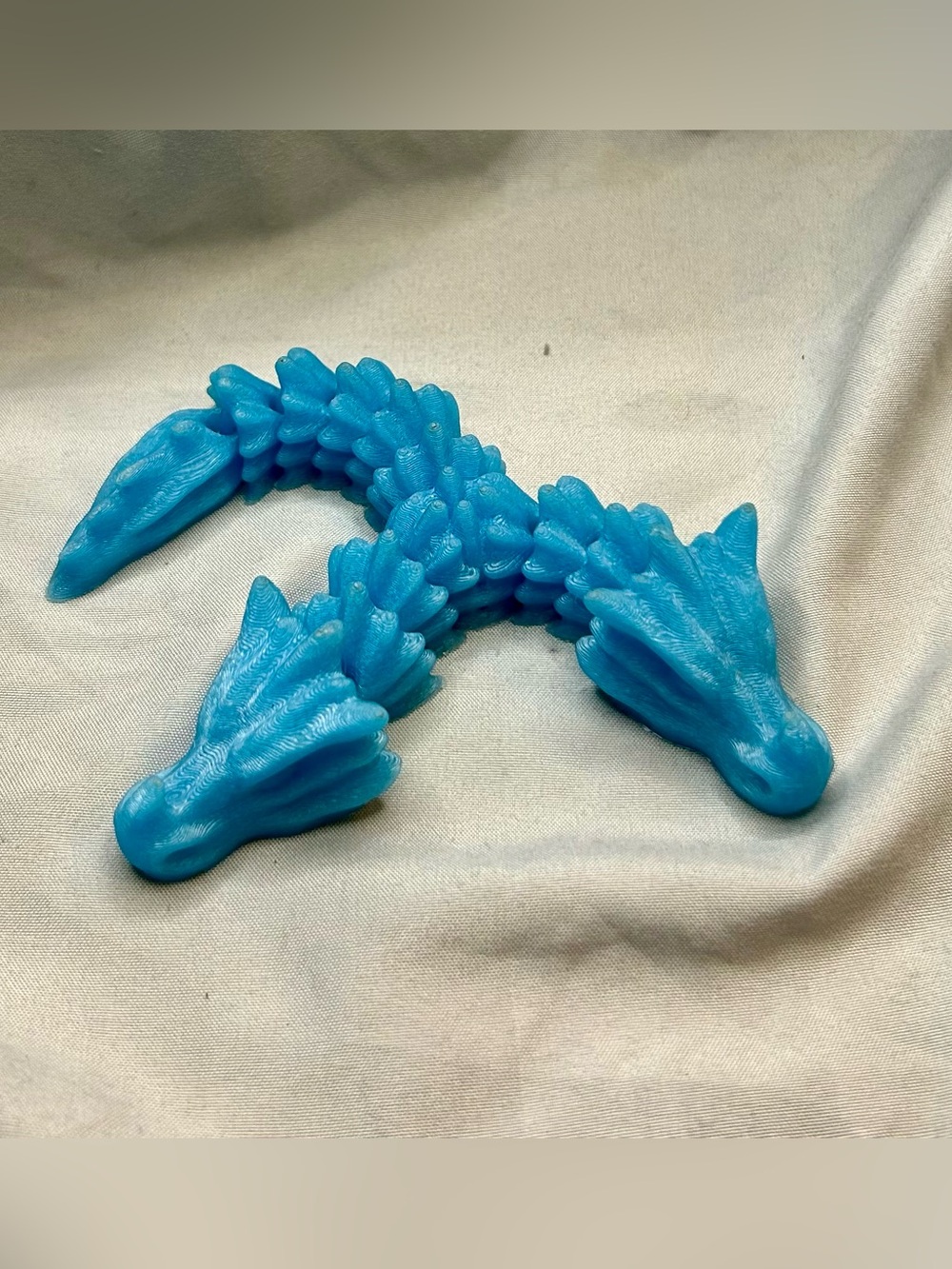 Blue Double-Headed Dragon Fidget Toy